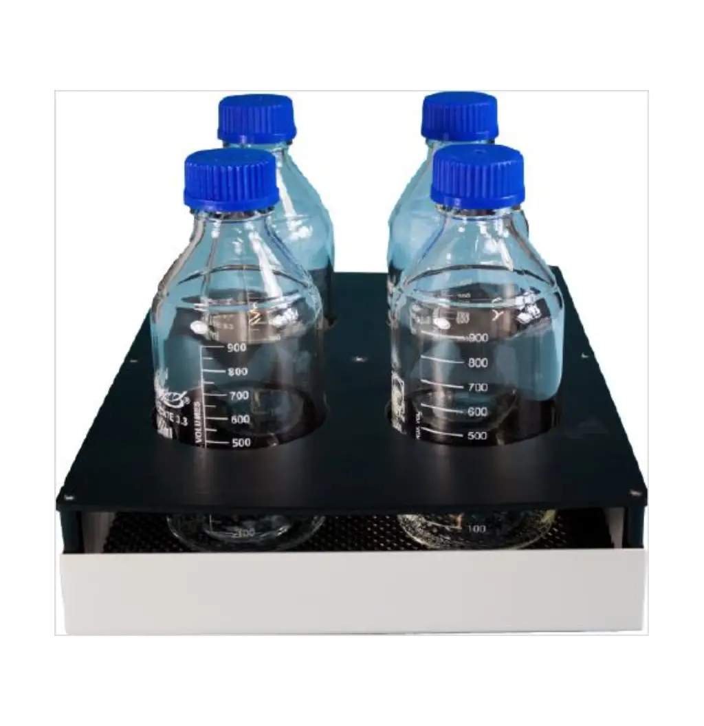 Sykam system solvent rack mounted on HPLC instrument