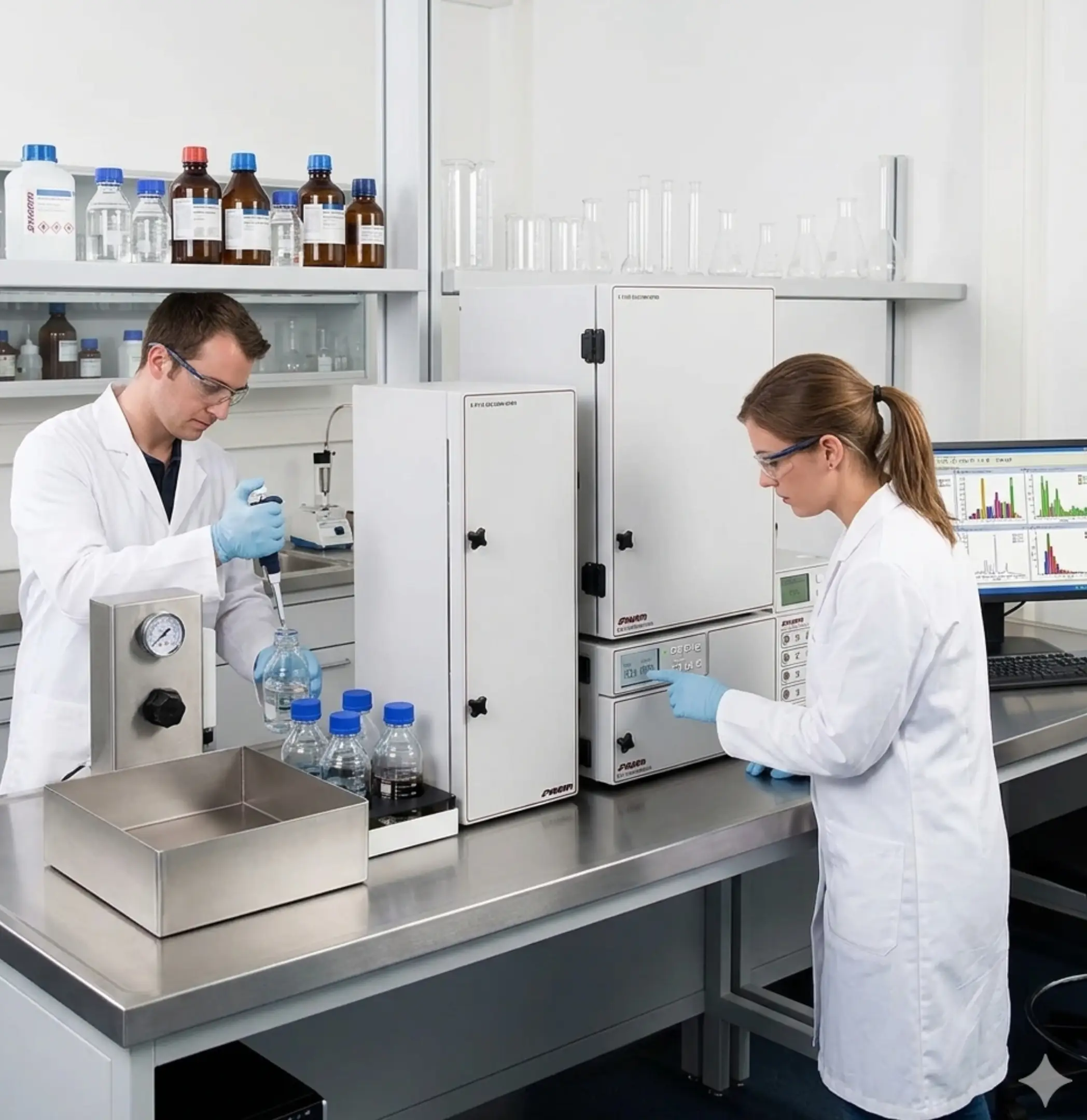 Sykam inert fluid chromatography path